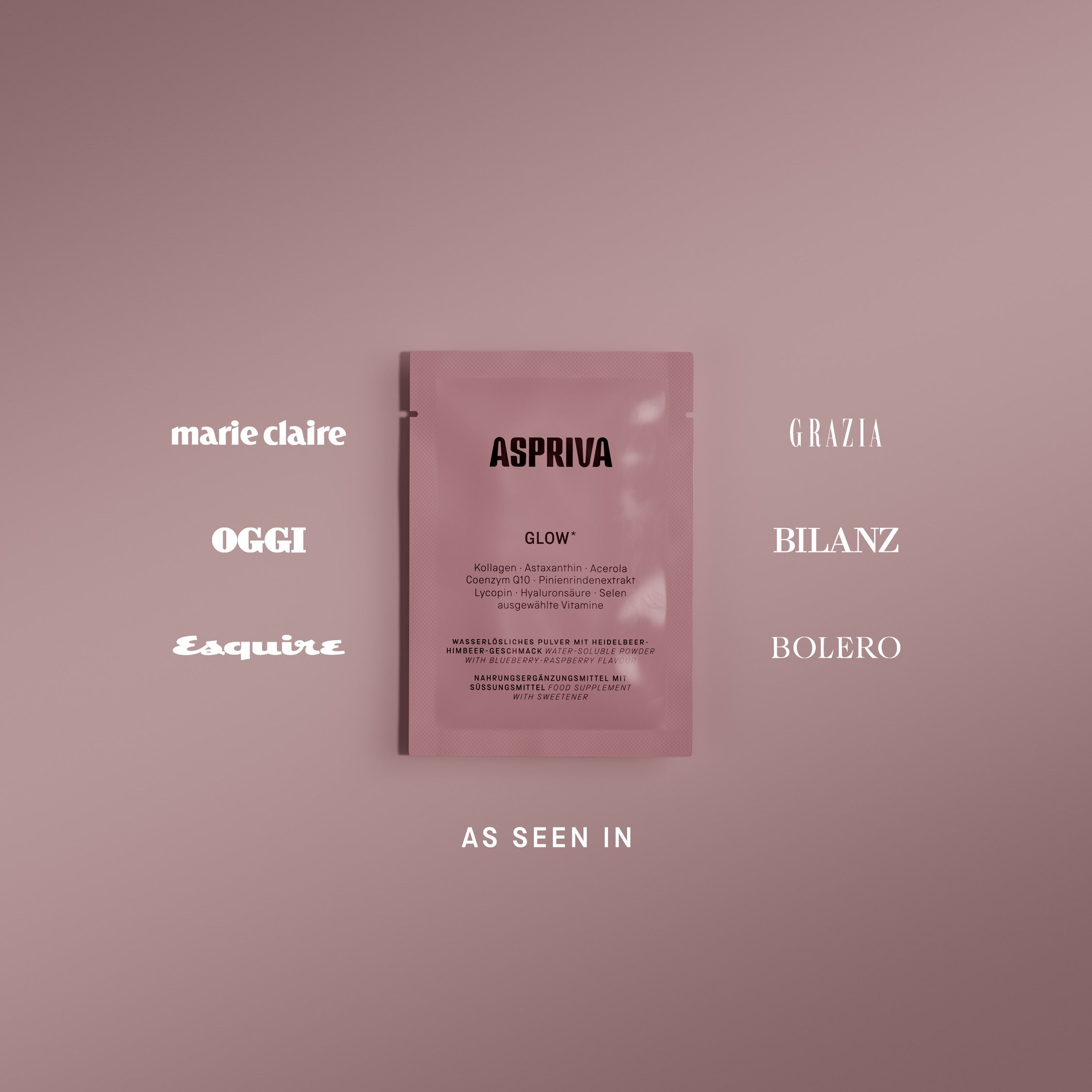 ASPRIVA GLOW - Getränk für Haut, Haare und Nägel mit Lycopin